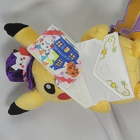 Pokemon Center Pikachu Pumpkin Celebration Poké Plush - Picture 9 of 12